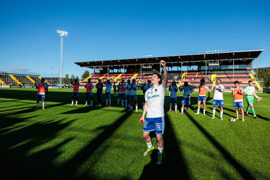 IFK Norrköpings Ryan Nelson jublar
