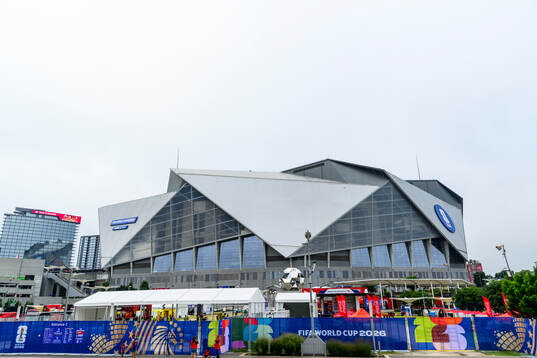 Exterior view of Atlanta Stadium