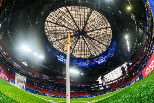 Interior view of Atlanta Stadium