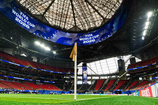 Interior view of Atlanta Stadium
