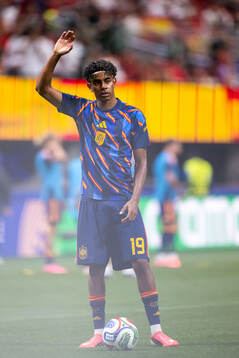 Lamine Yamal of Spain