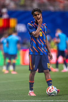 Lamine Yamal of Spain