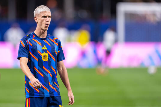Dani Olmo of Spain
