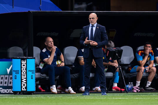 Head coach Luis De La Fuente Castillo of Spain