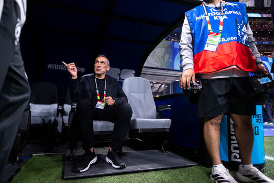 Head coach Georgios Donis of Saudi Arabia
