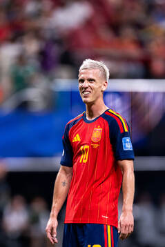 Dani Olmo of Spain