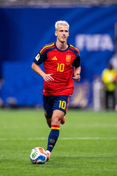 Dani Olmo of Spain