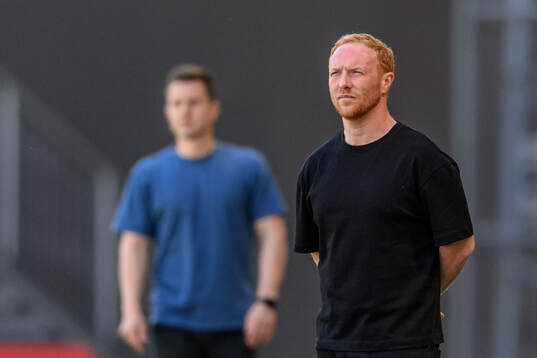 Helsingborgs manager Stevie Grieve