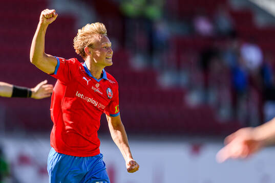 Helsingborgs Alvin Nordin jublar