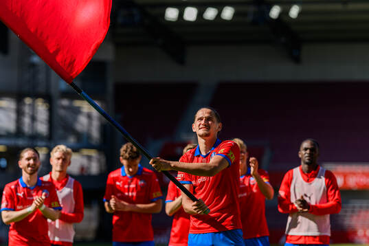 Helsingborgs Ervin Gigovic jublar