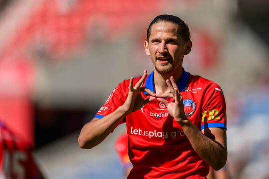 Helsingborgs Ervin Gigovic jublar