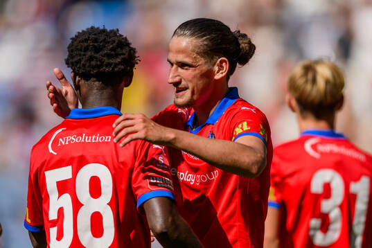 Helsingborgs Ervin Gigovic jublar