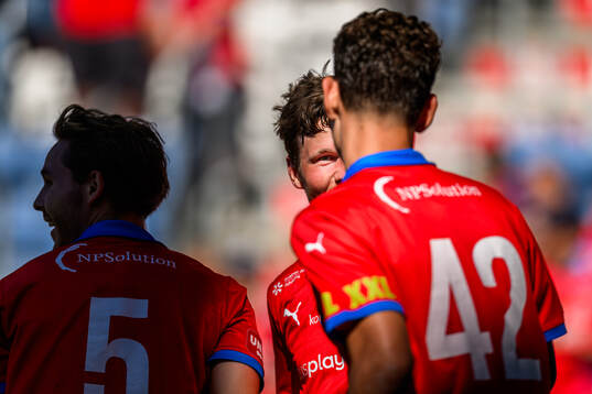 Helsingborgs Max Svensson jublar