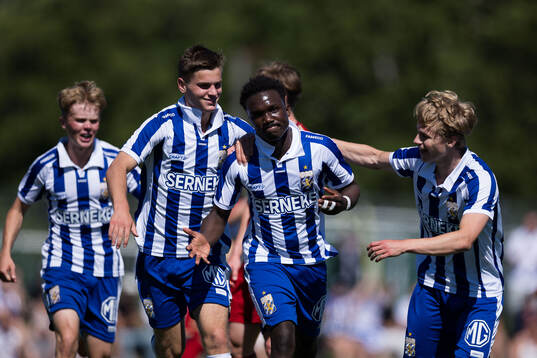 IFK Göteborgs Manasse Ange Junior Diallo jublar