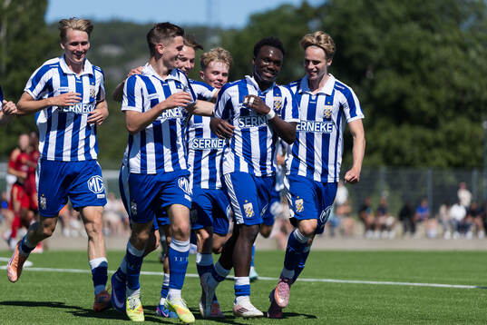 IFK Göteborgs Manasse Ange Junior Diallo jublar