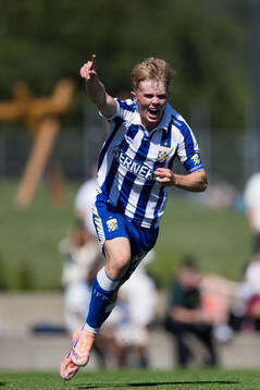 IFK Göteborgs Edvin Nordling jublar
