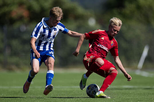 IFK Göteborgs Edvin Nordling och Djurgårdens Carl Selfvén