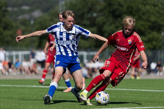 IFK Göteborgs Malte Hallingsjö och Djurgårdens Carl
