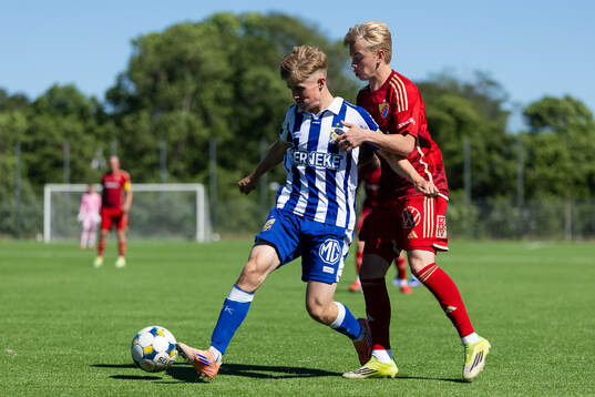 IFK Göteborgs Edvin Nordling och Djurgårdens Carl Selfvén