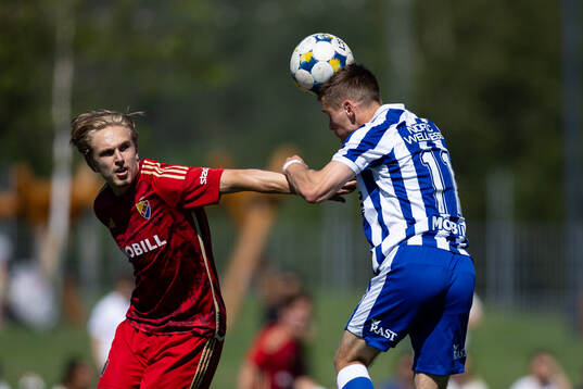 Djurgårdens Hannes Hyllenbom och IFK Göteborgs Leo