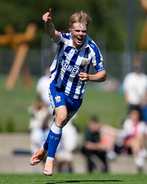 IFK Göteborgs Edvin Nordling jublar