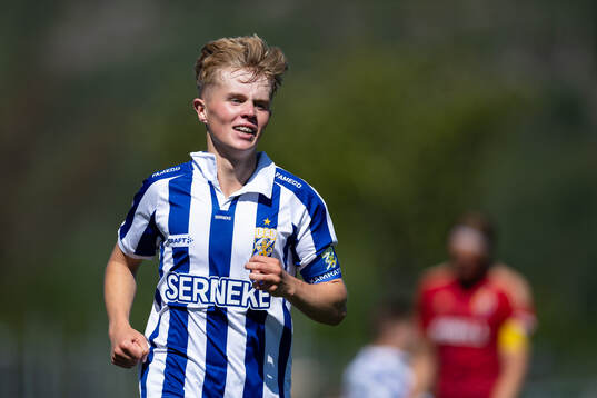 IFK Göteborgs Edvin Nordling jublar