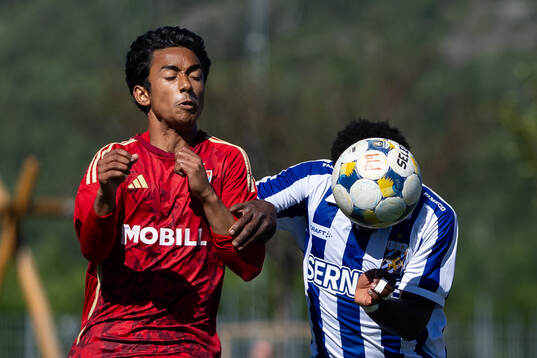 Djurgårdens Taseen Hossain och IFK Göteborgs Manasse Ange