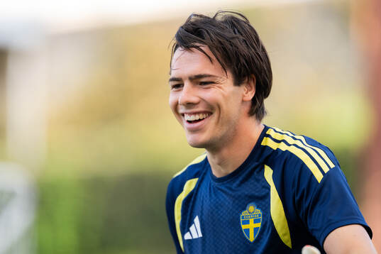 Goalkeeper Jacob Widell Zetterström of the Swedish