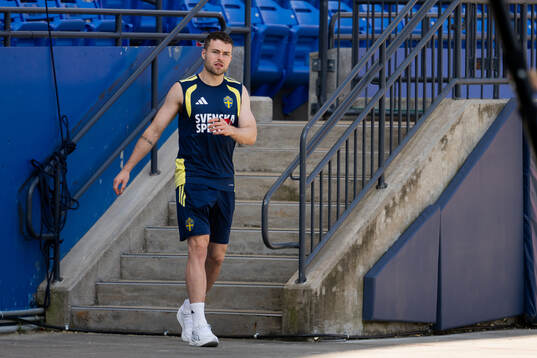 Gabriel Gudmundsson of the Swedish national football team