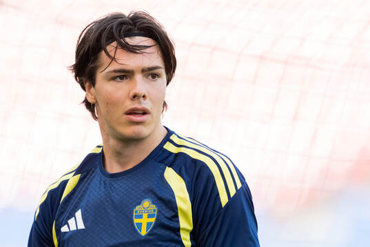 Goalkeeper Jacob Widell Zetterström of the Swedish