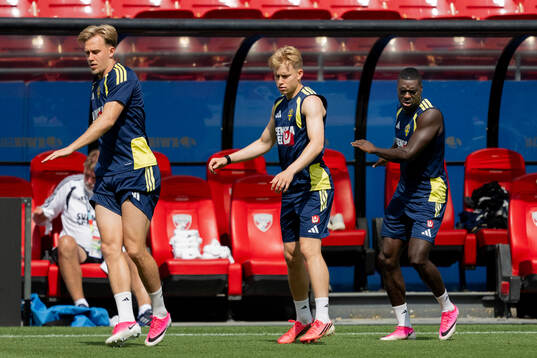 Herman Johansson, Daniel Svensson and Ken Sema of the