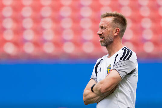 Head coach Graham Potter of the Swedish national football