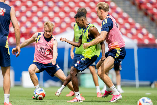 Daniel Svensson, Taha Ali and Herman Johansson of the