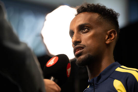 Taha Ali of the Swedish men's national football team