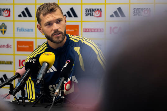 Jesper Karlström of the Swedish men's national football