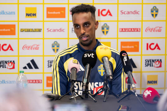 Taha Ali of the Swedish men's national football team