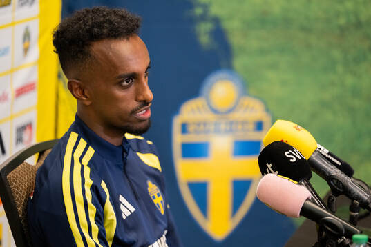 Taha Ali of the Swedish men's national football team
