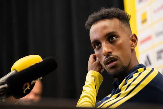 Taha Ali of the Swedish men's national football team