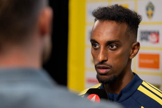 Taha Ali of the Swedish men's national football team