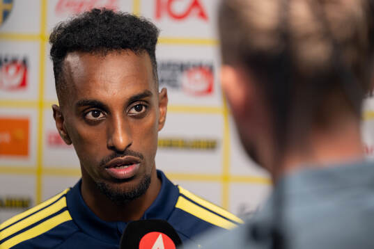 Taha Ali of the Swedish men's national football team