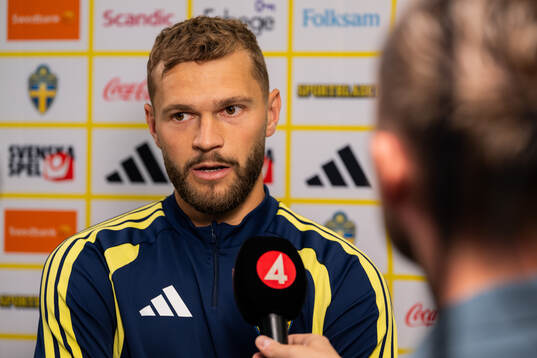 Jesper Karlström of the Swedish men's national football