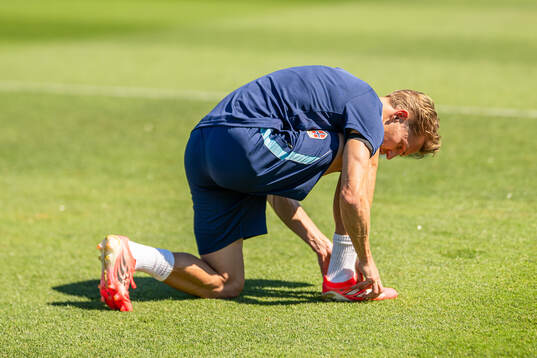 Martin Ødegaard of the Norwegian national football team at