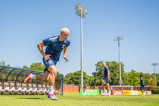 Julian Ryerson of the Norwegian national football team at a