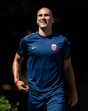 Leo Østigård of the Norwegian national football team