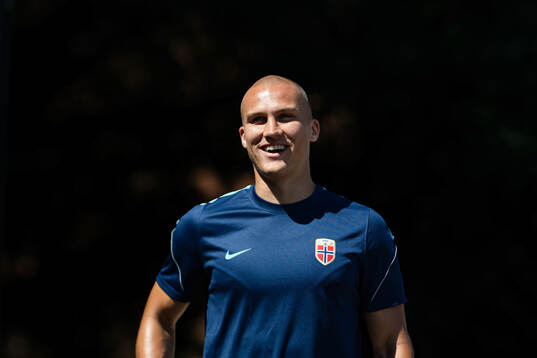 Leo Østigård of the Norwegian national football team