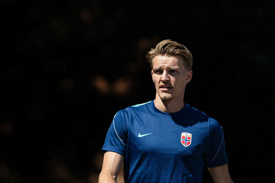 Martin Ødegaard of the Norwegian national football team