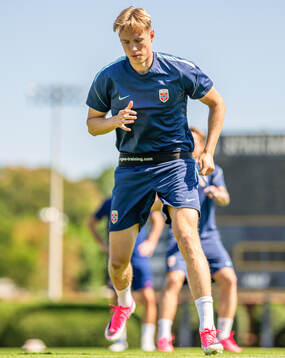 Torbjørn Lysaker Heggem of the Norwegian national football