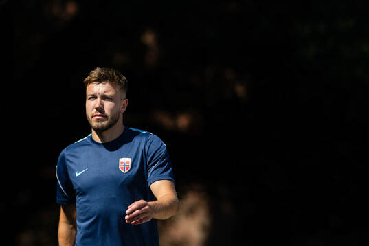 Fredrik André Bjørkan of the Norwegian national football