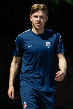 Jens Petter Hauge of the Norwegian national football team
