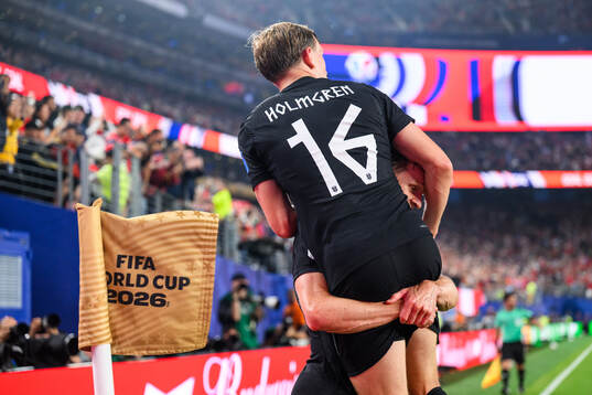 Marcus Holmgren Pedersen and Martin Ødegaard  of Norway
